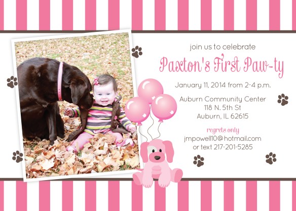 Puppy Pawty Collection - Photo Invitation-01